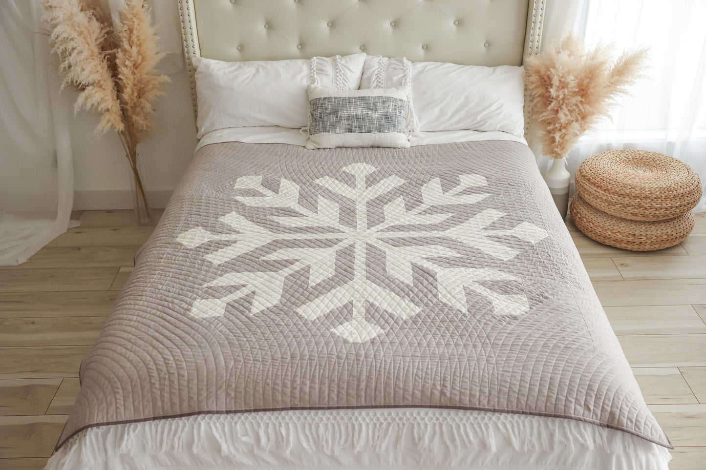 Flake Light Grey Quilt Kit