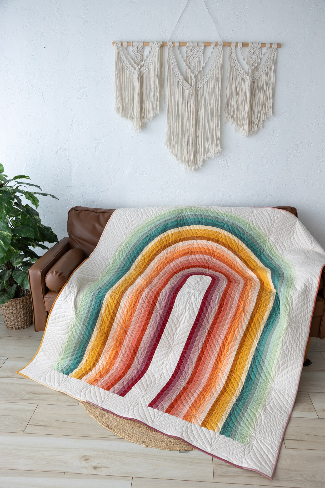Rainbow Hues Cover Quilt Kit