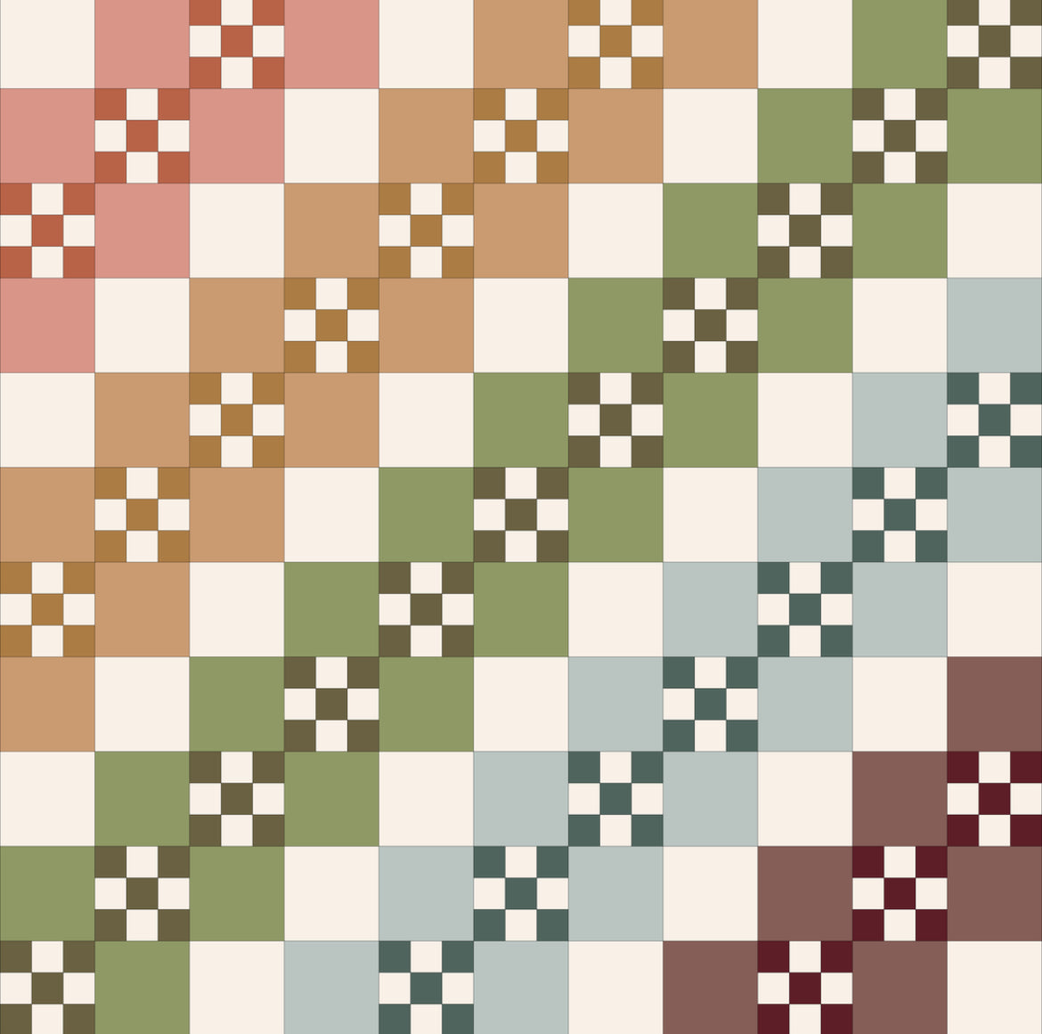Patchwork Playground Cover Quilt Kit