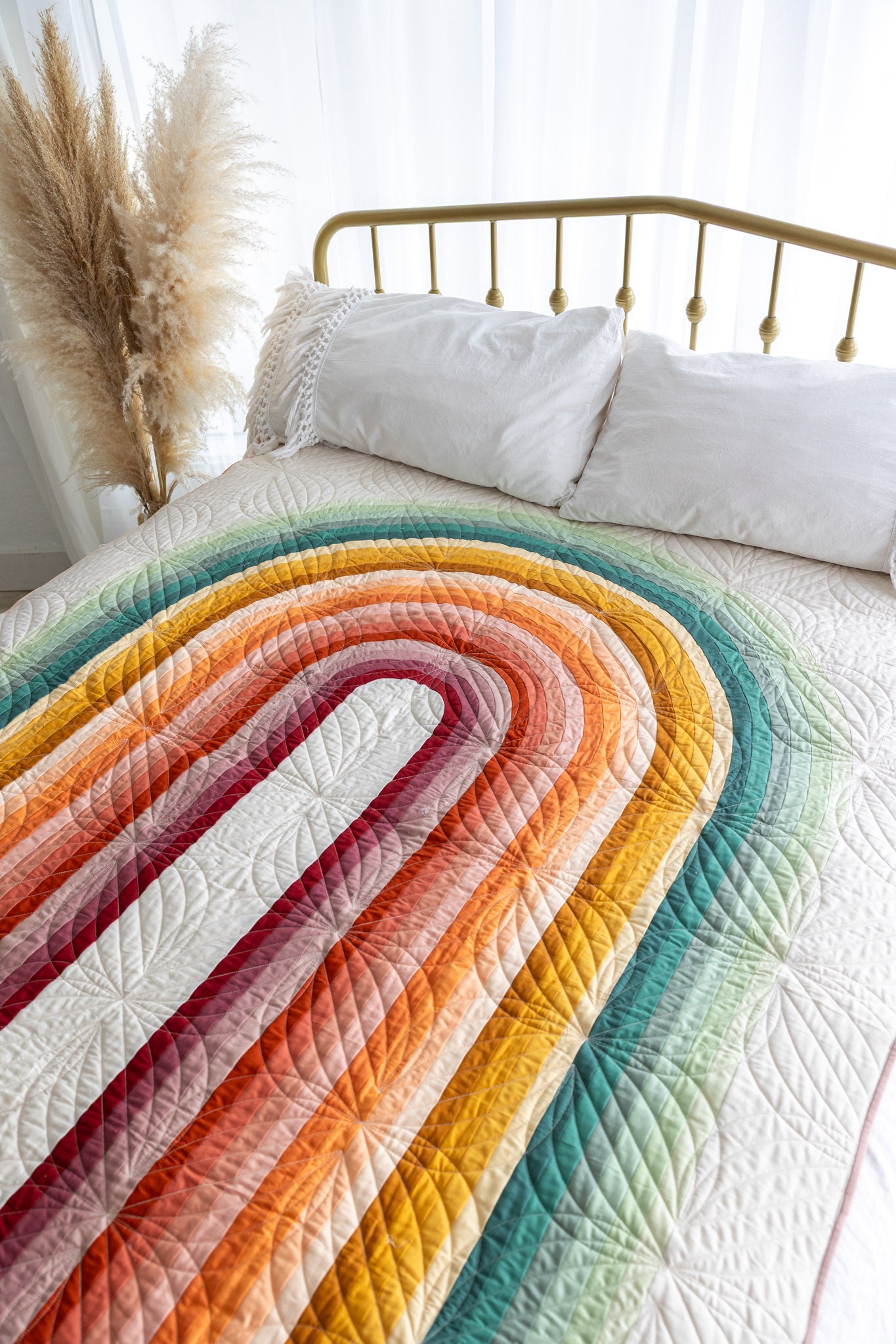Rainbow Hues Cover Quilt Kit