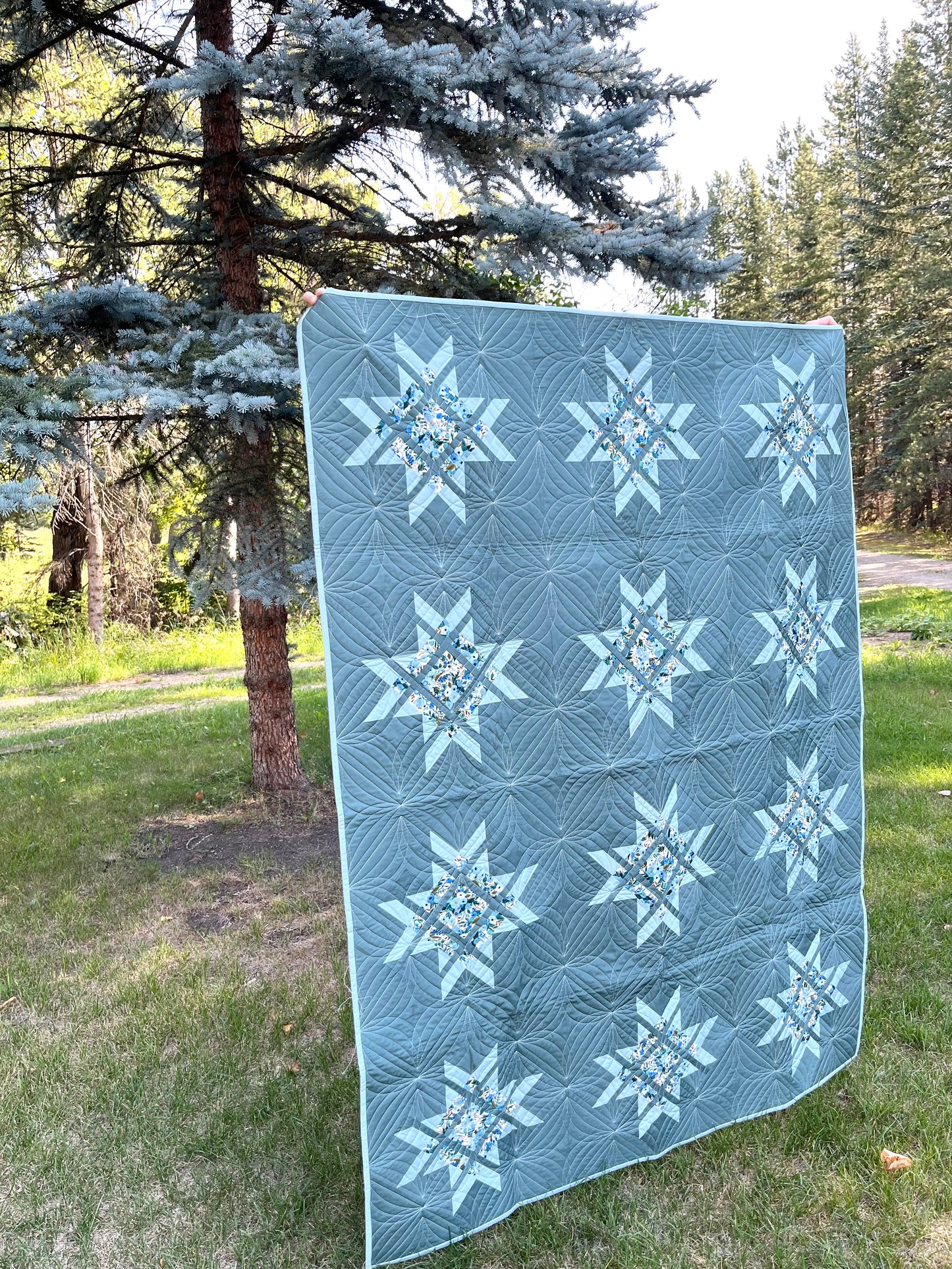 Alpine Star Throw Quilt
