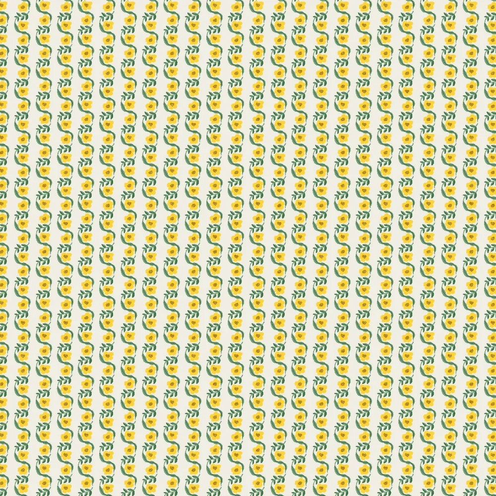 Bramble- Messina Stripe Yellow Metallic