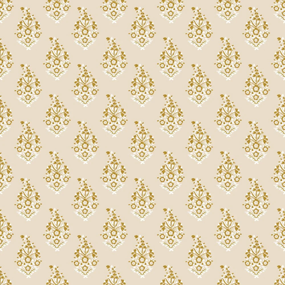 Vintage Garden- Paisley Gold