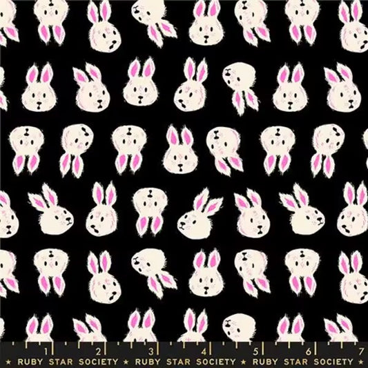 Hello Alice- Rushing Rabbits in Black