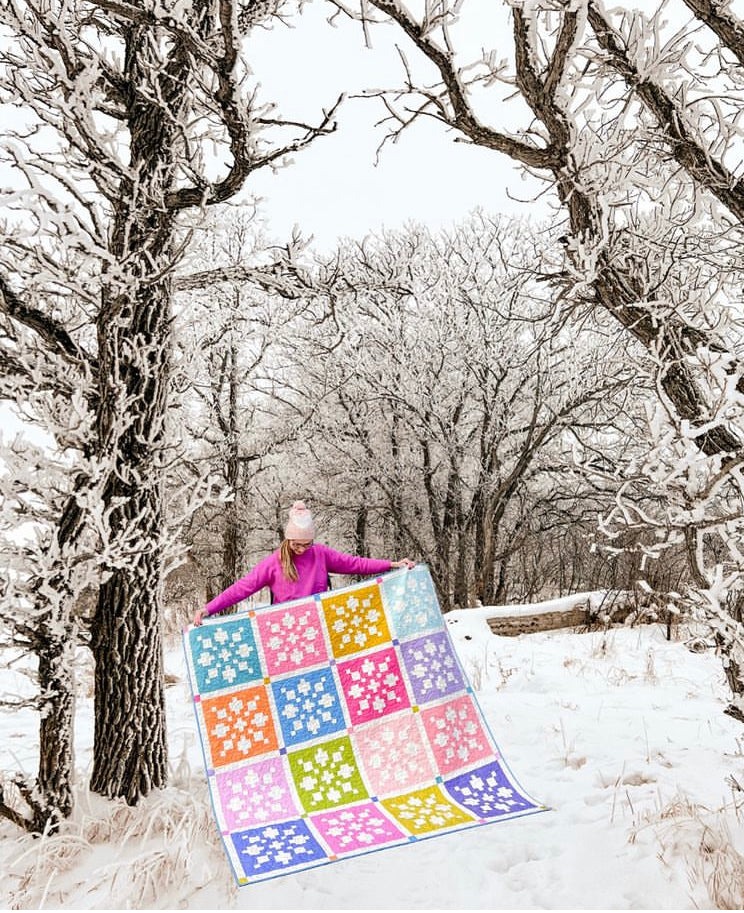 Wintry 2 Cover Quilt in Large Throw