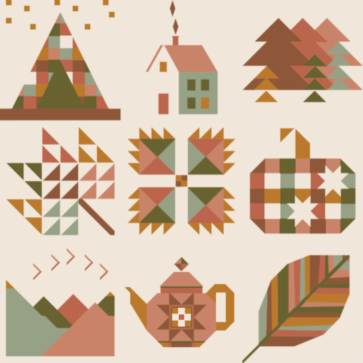 Sweater Weather Cover Quilt Kit