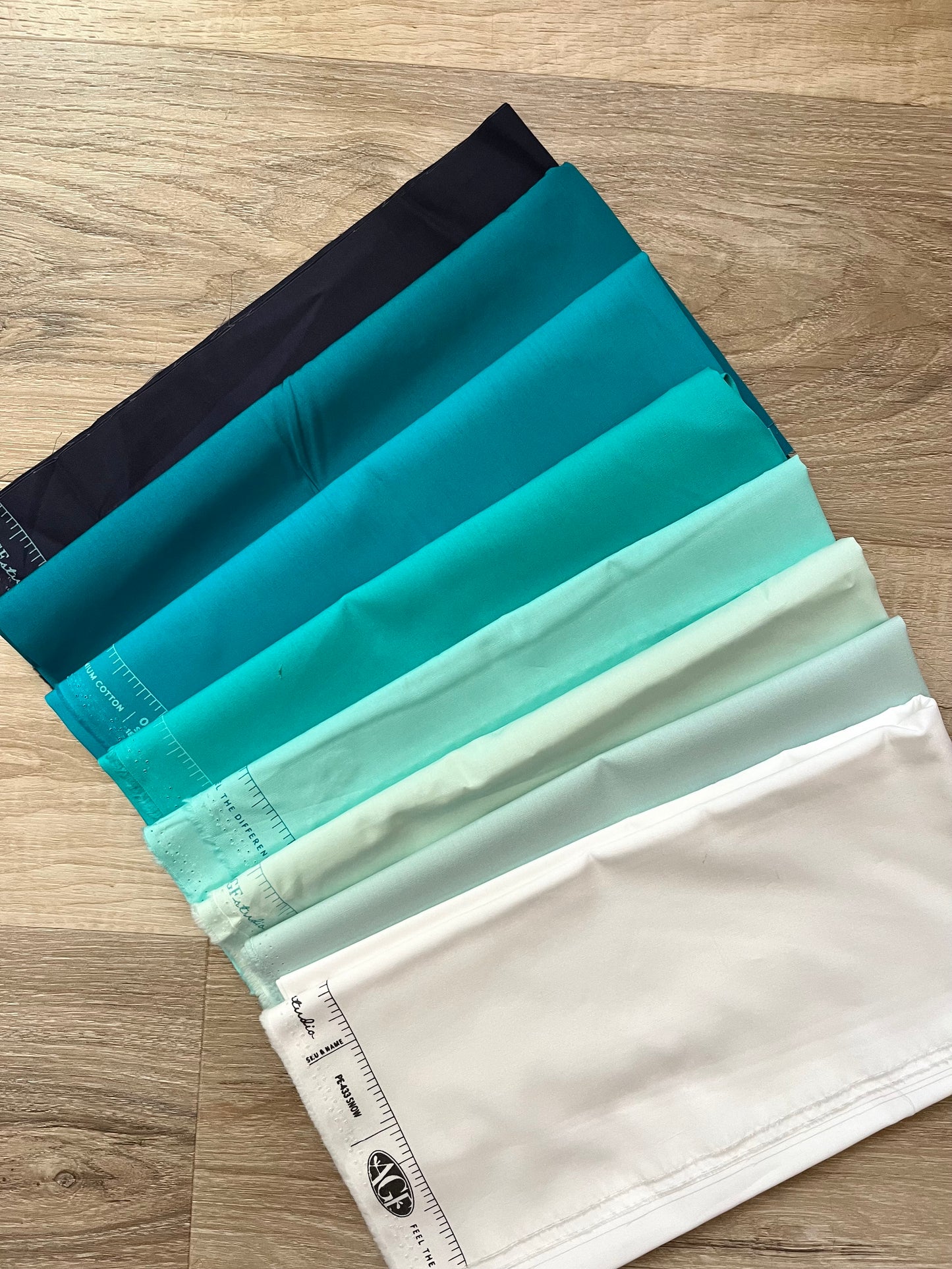 Pure Solids Scrap Packs- Teal