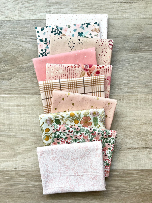 Rifle Paper Co Pink Floral FQ Bundle