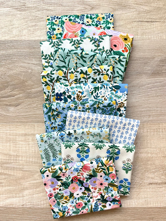 Rifle Paper Co Blue Floral FQ Bundle