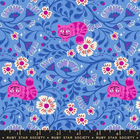 Hello Alice- Cheshire Cat in Lindley Blue