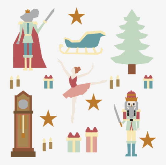 Nutcracker Ballet BOM Quilt Kit