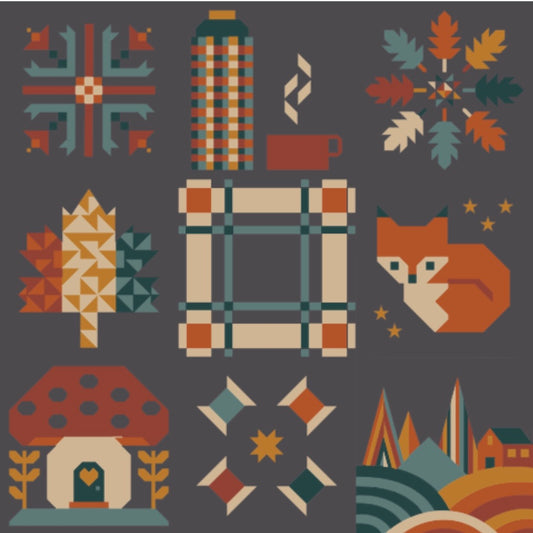 Sweater Weather Lava Quilt Kit