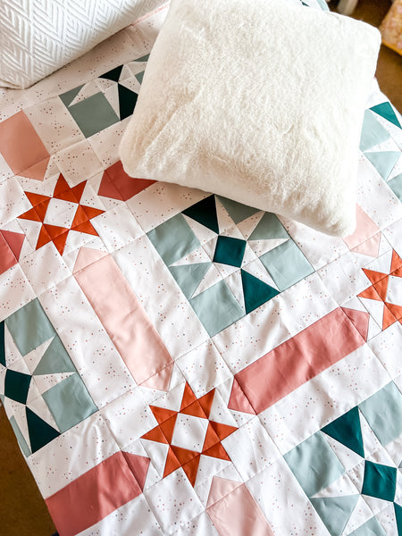 Starlit Pure Solids Cover Quilt