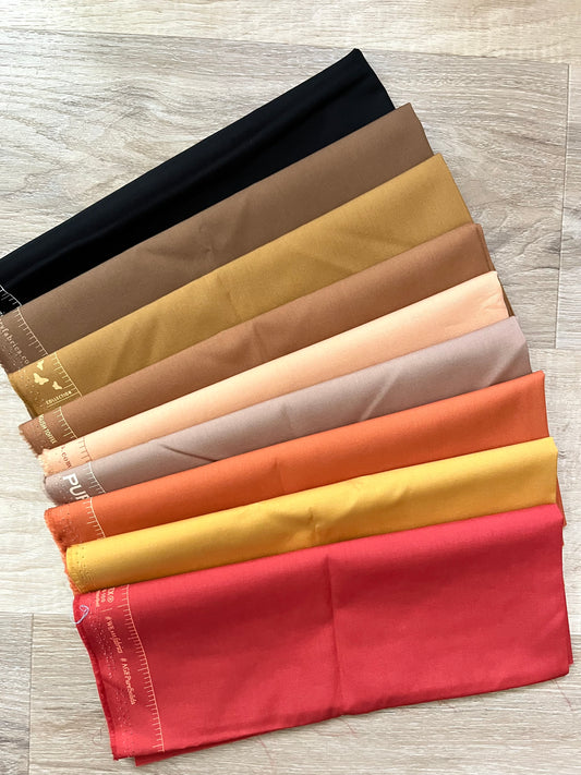 Pure Solids Scrap Packs- Brown