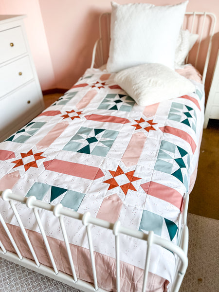 Starlit Pure Solids Cover Quilt