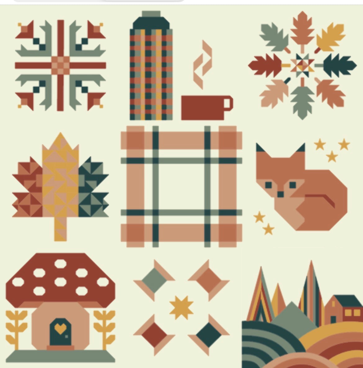 Sweater Weather Cover Quilt Kit