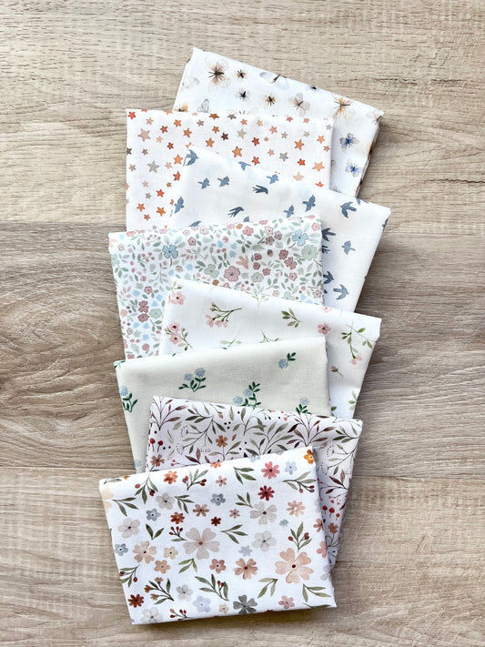 Floral Low Volume FQ Bundle