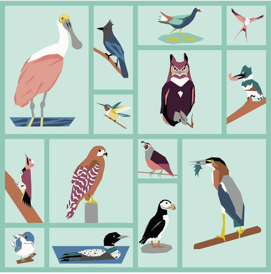 The Birdwatchers Project Quilt Kit
