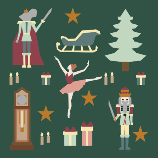 Nutcracker Ballet BOM Quilt Kit 2