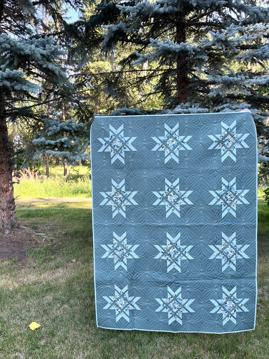 Alpine Star Throw Quilt