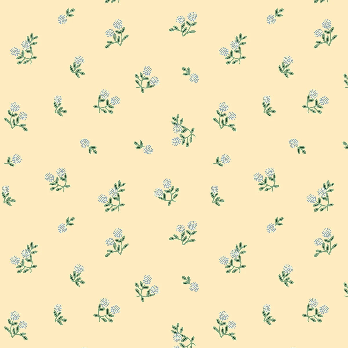 Home Sweet Home- Ditsy Hydrangea in Butter