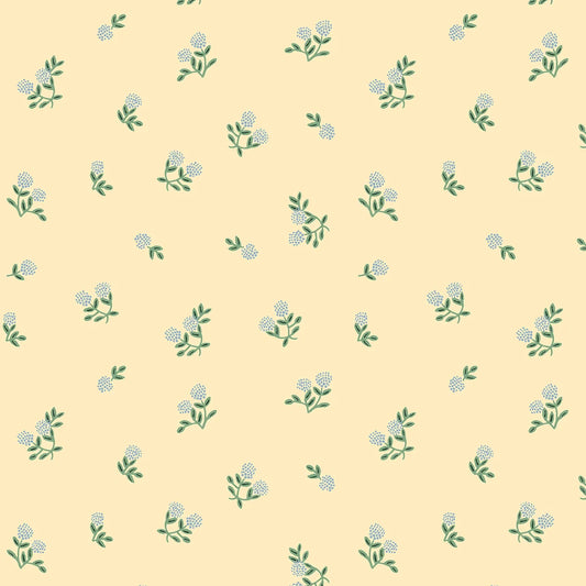 Home Sweet Home- Ditsy Hydrangea in Butter