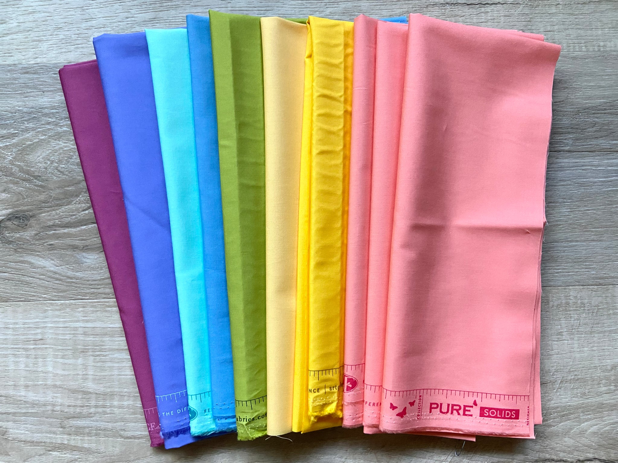 Pure Solids Scrap Pack- Rainbow