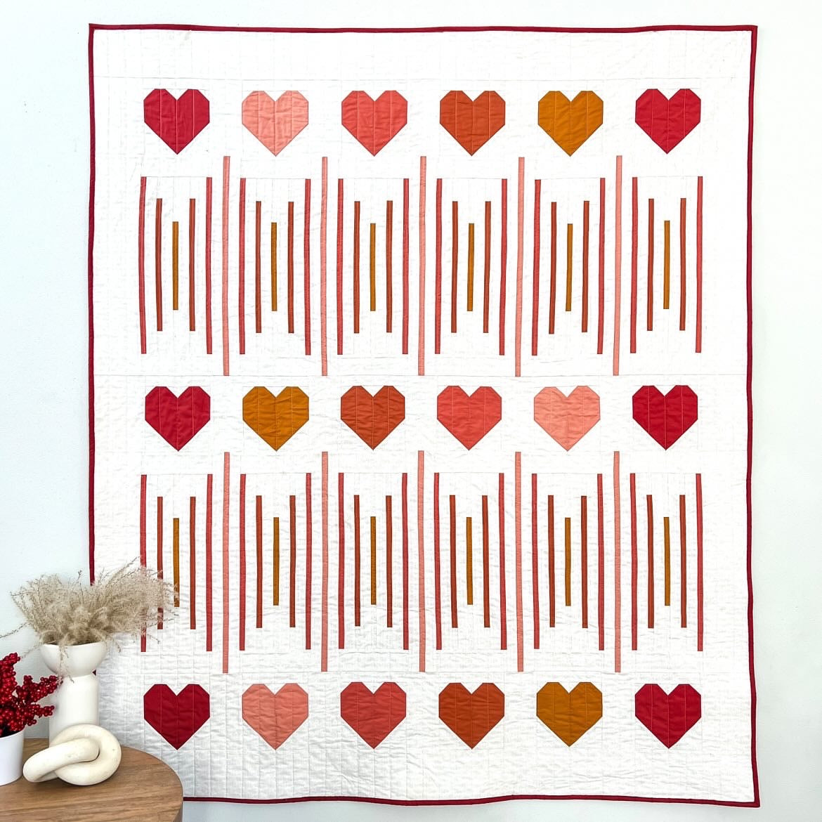 Heart Beat Cover Quilt Kit