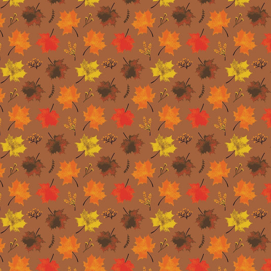 Canadian Boreal Forest- Maple Foliage- Brown