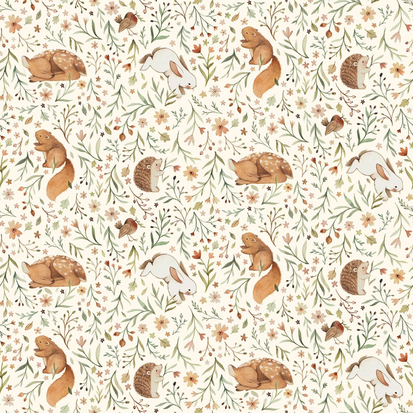 Little Fawn Celebration- Animal Floral