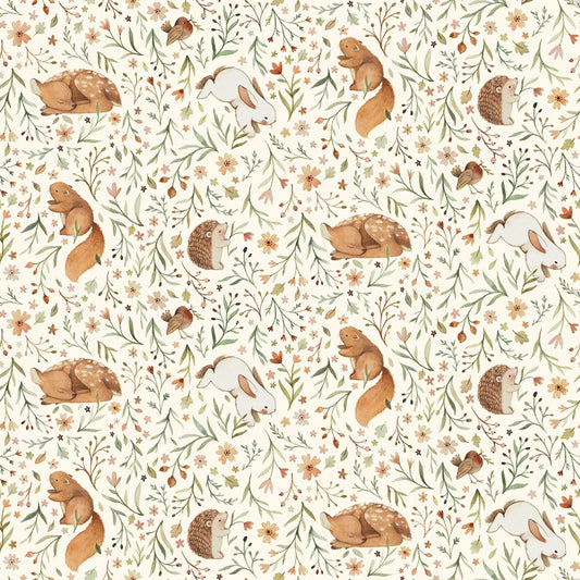 Little Fawn Celebration- Animal Floral