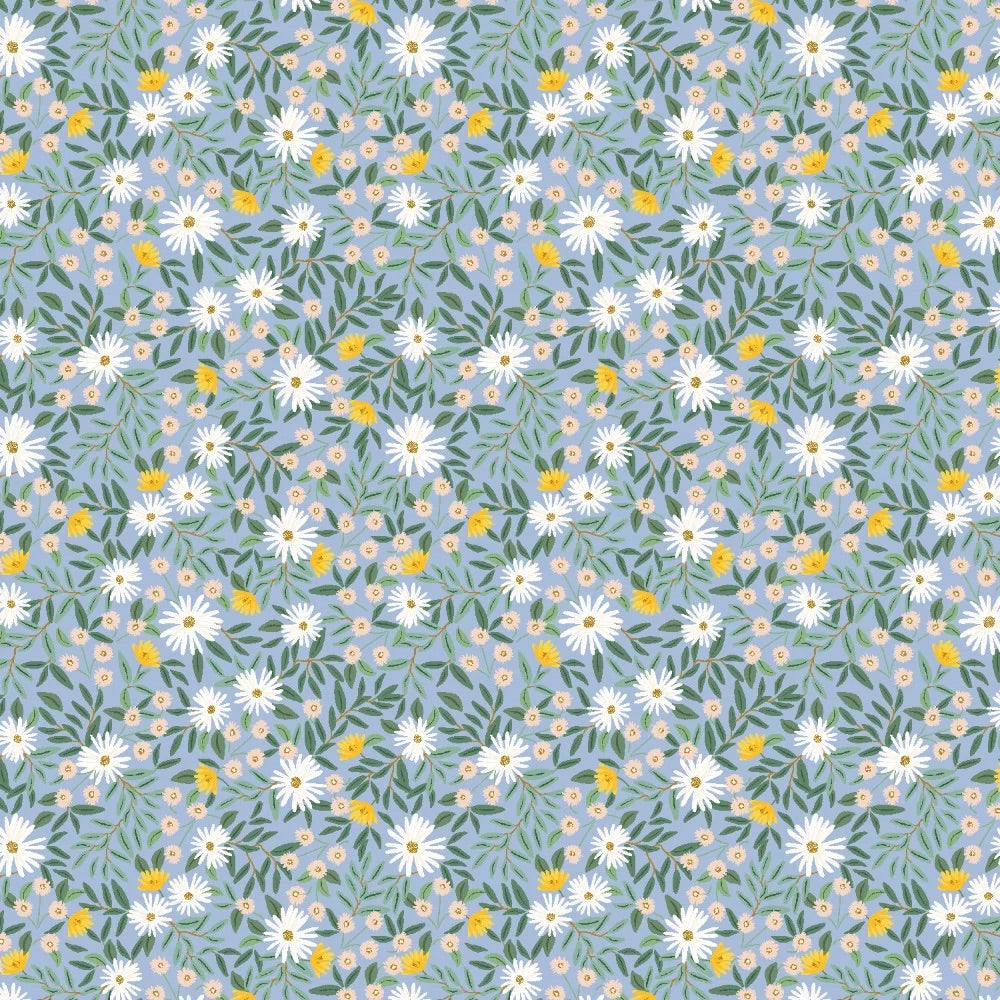 Bramble - Daisy Fields Blue Metallic