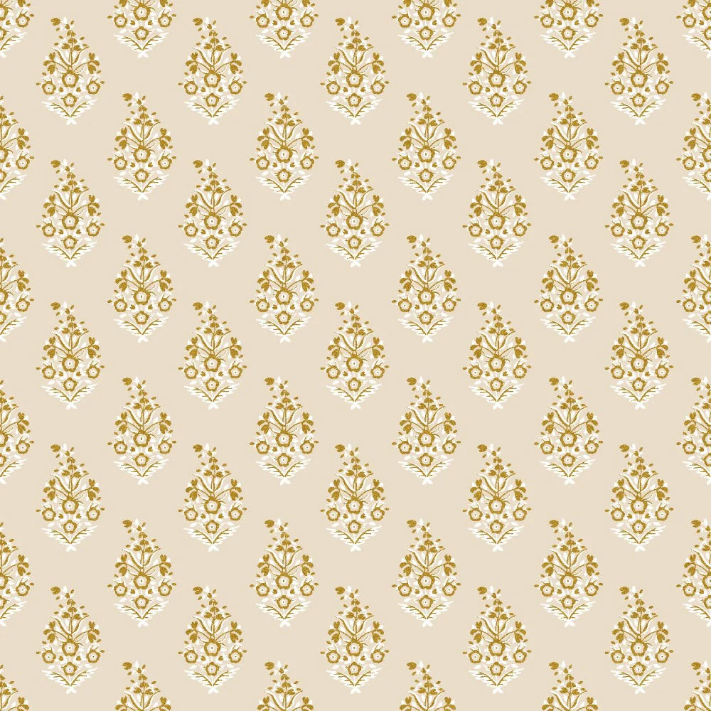 Vintage Garden- Paisley Gold