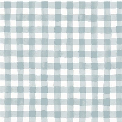 Meadow- painted Gingham in Slate